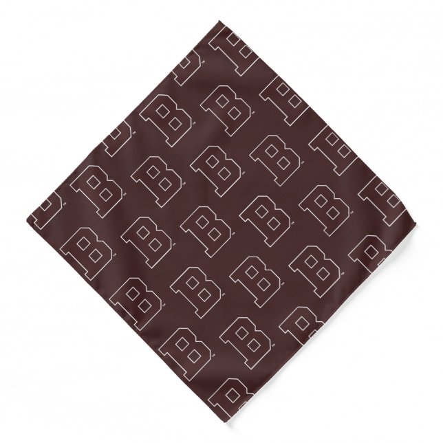 Brown B Bandana (Front)