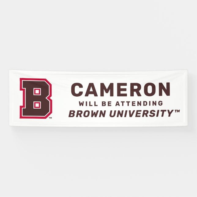 Brown B Banner (Horizontal)