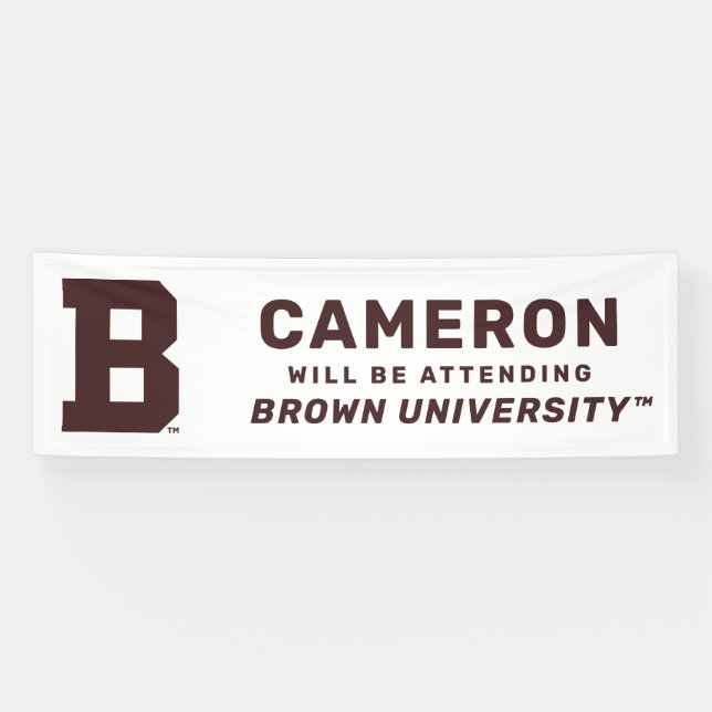 Brown B Banner (Horizontal)