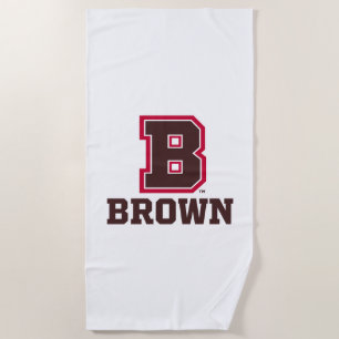 Brown B Beach Towel