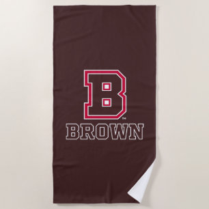 Brown B Beach Towel