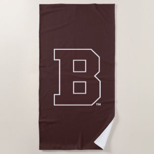 Brown B Beach Towel