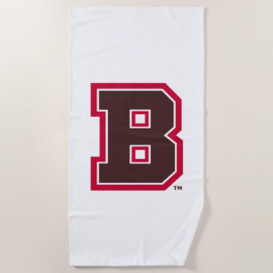 Brown B Beach Towel