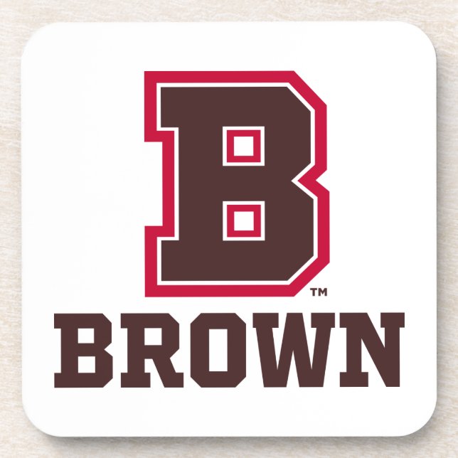 Brown | B Beverage Coaster (Front)