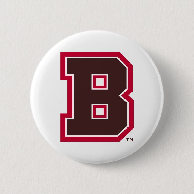 Brown B Button (Front)