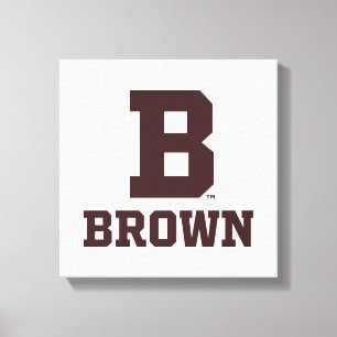 Brown   B Canvas Print