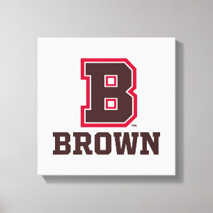 Brown   B Canvas Print