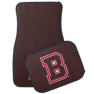 Brown B Car Floor Mat