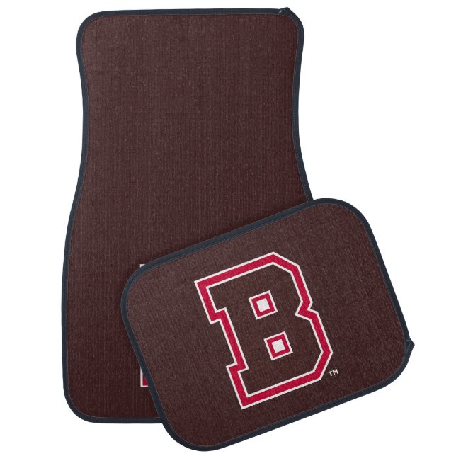 Brown B Car Floor Mat (Set)