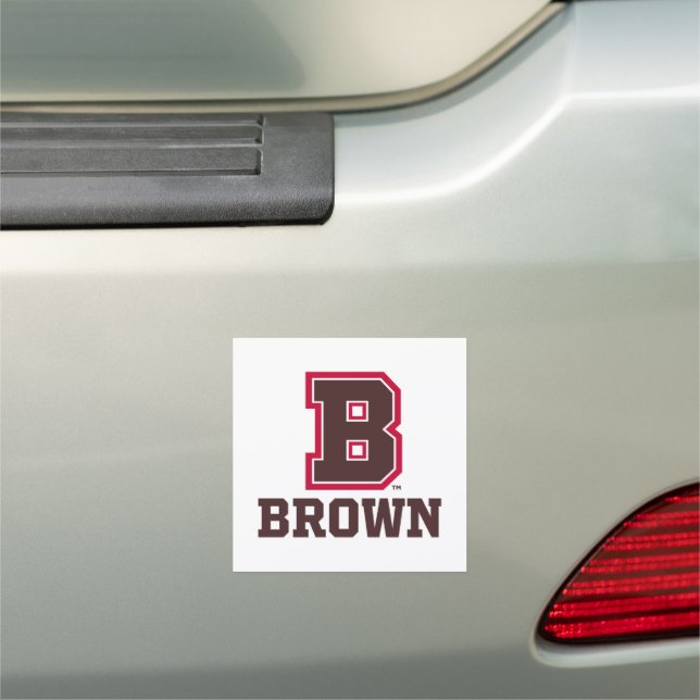 Brown | B Car Magnet (In Situ)