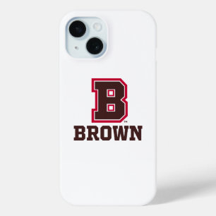 Brown   B iPhone 15 Case