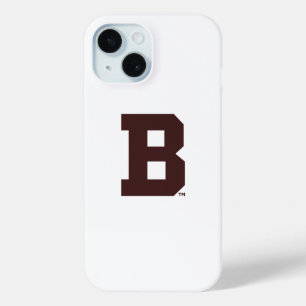 Brown B iPhone 15 Case