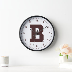 Brown B Clock