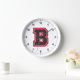 Brown B Clock