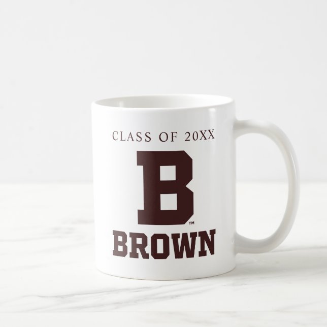 Brown | B Coffee Mug (Right)