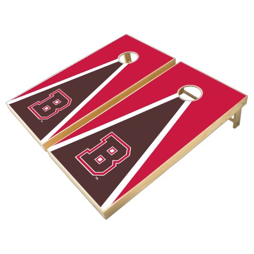 Brown B Cornhole Set