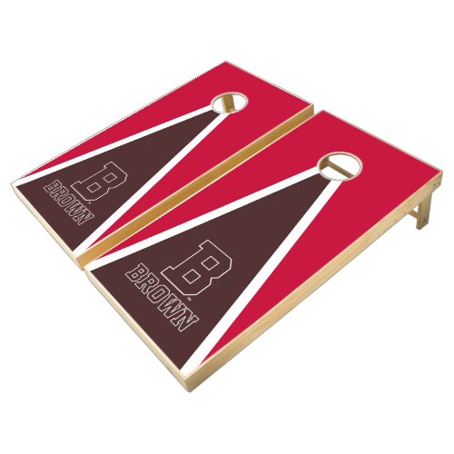 Brown  B Cornhole Set