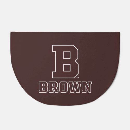 Brown  B Doormat