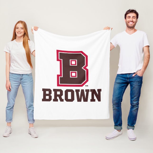 Brown | B Fleece Blanket (In Situ)