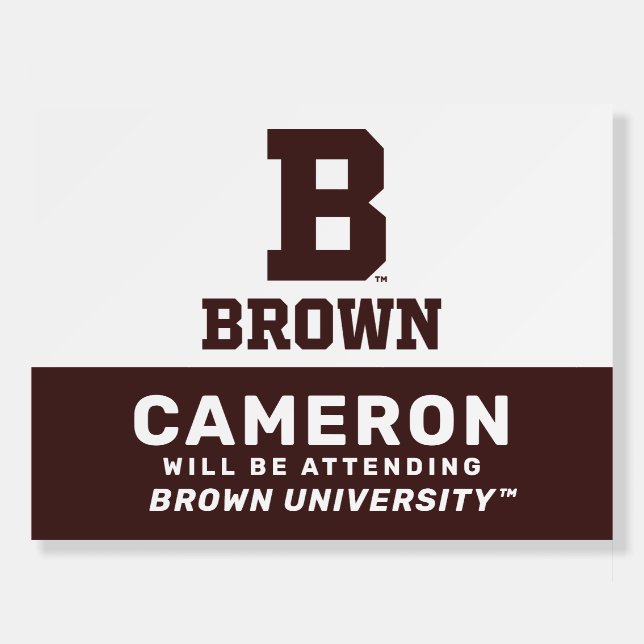 Brown | B Foam Board (Front)