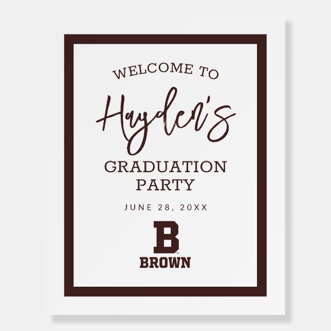Brown | B Foam Board (Front)