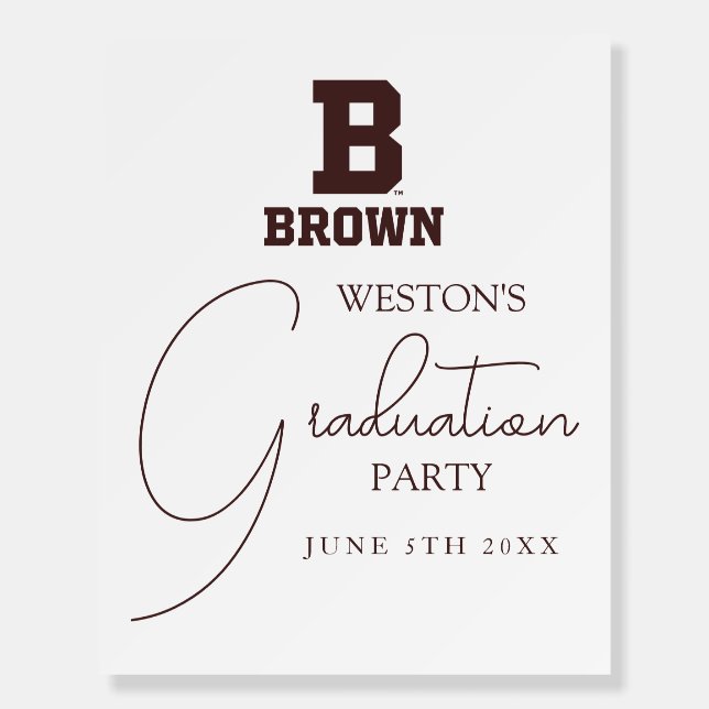 Brown | B Foam Board (Front)