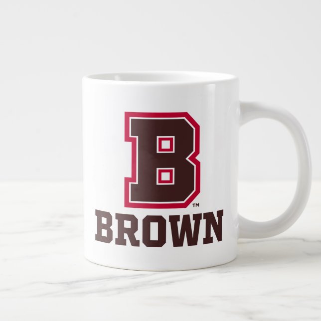 Brown | B Giant Coffee Mug (Right)