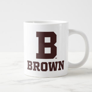 Brown   B Giant Coffee Mug