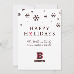 Brown   B Holiday Card