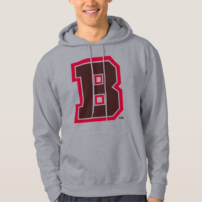 Brown B Hoodie (Front)