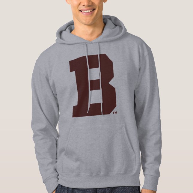 Brown B Hoodie (Front)