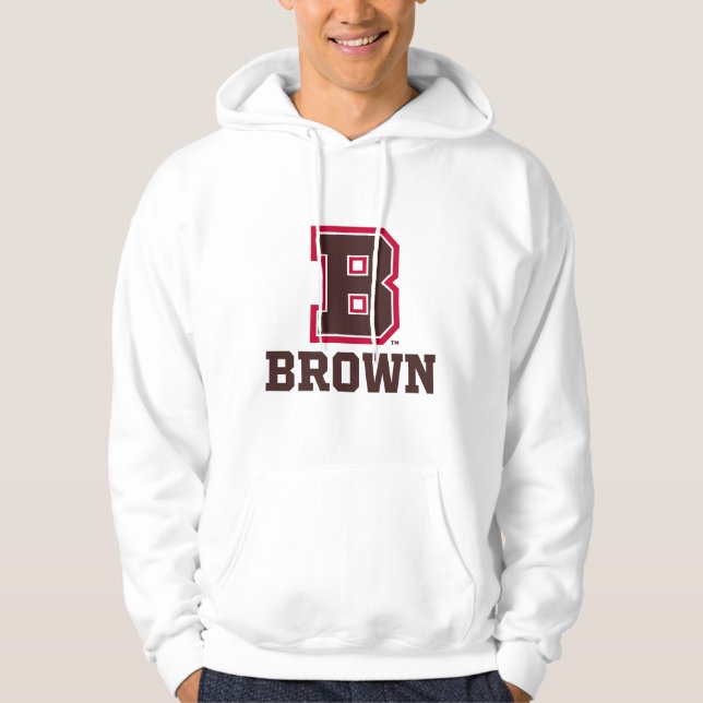 Brown | B Hoodie (Front)
