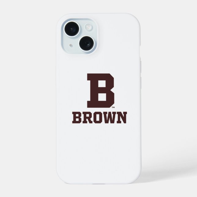 Brown | B Iphone Case (Back)