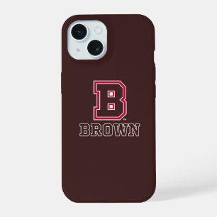 Brown B iPhone 15 Case