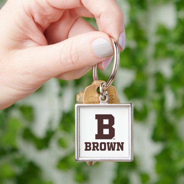 Brown | B Keychain (Hand)