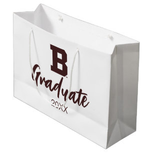 Brown B Large Gift Bag
