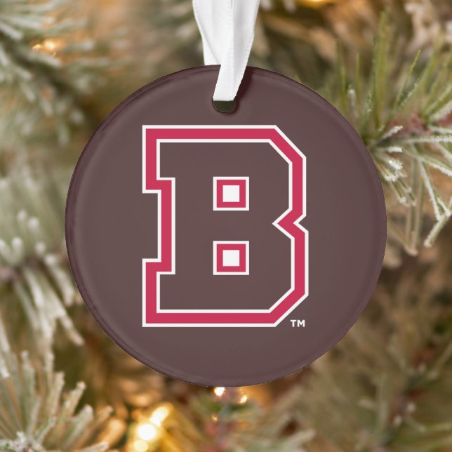Brown B Ornament (Tree)