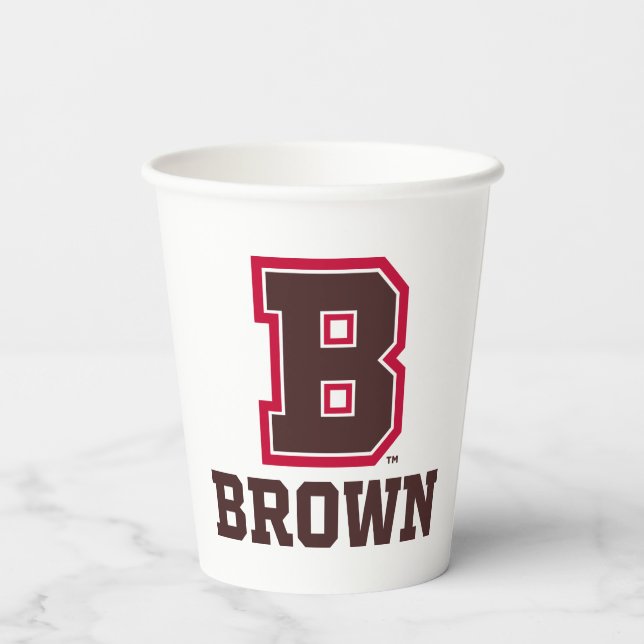 Brown | B Paper Cups (Back)