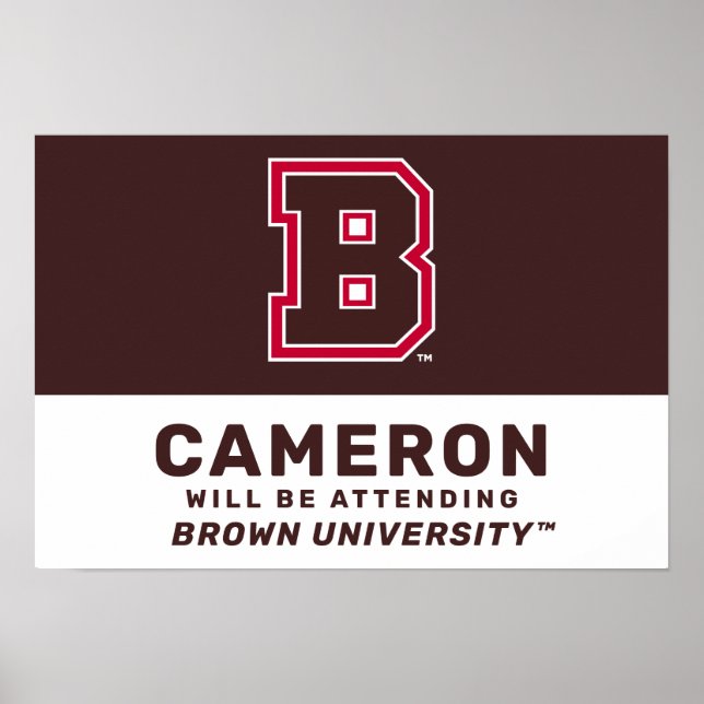 Brown B Poster (Front)