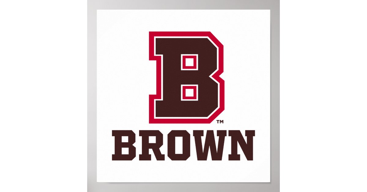 Brown | B Poster | Zazzle