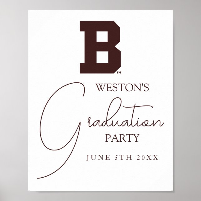 Brown B Poster (Front)