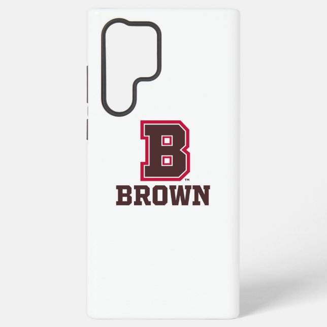 Brown | B Samsung Galaxy Case (Back)