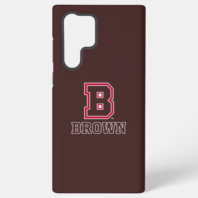 Brown | B Samsung Galaxy Case (Back)