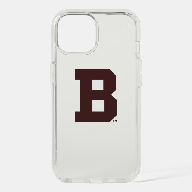 Brown B Speck iPhone Case (Front)