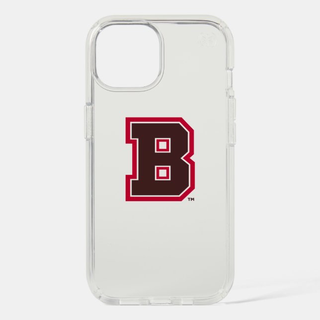 Brown B Speck iPhone Case (Front)