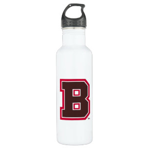 Brown B Stainless Steel Water Bottle