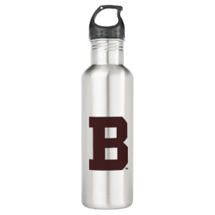 Brown B Stainless Steel Water Bottle