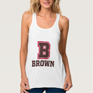 Brown B Tank Top