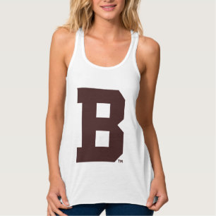 Brown B Tank Top