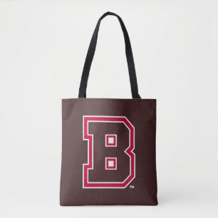Brown B Tote Bag